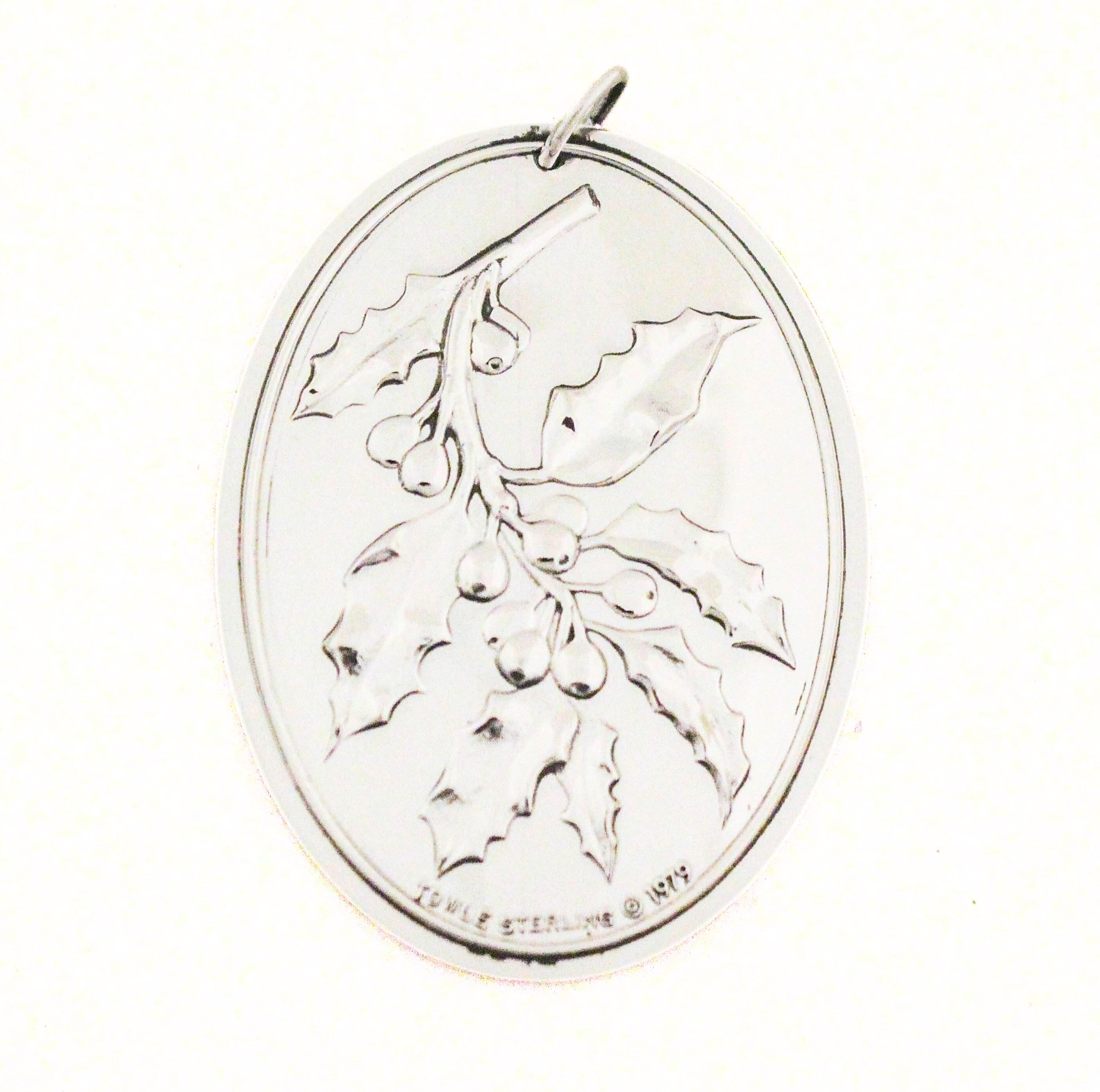 Americano 1979 Towle Sterling Medaglione 