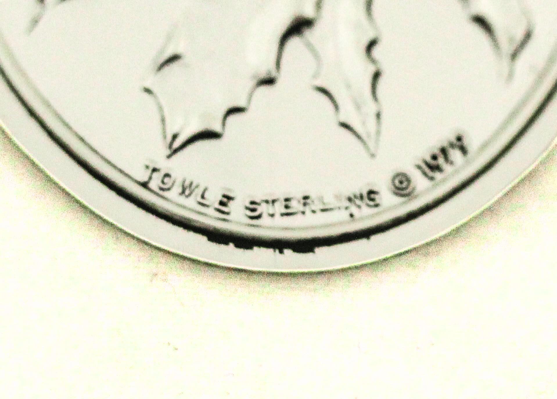 Fine XX secolo 1979 Towle Sterling Medaglione 