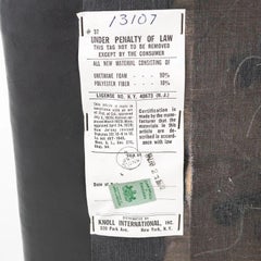 1979 Vincent Cafiero for Knoll Leather Rolling Desk Chair Model 187DSBS