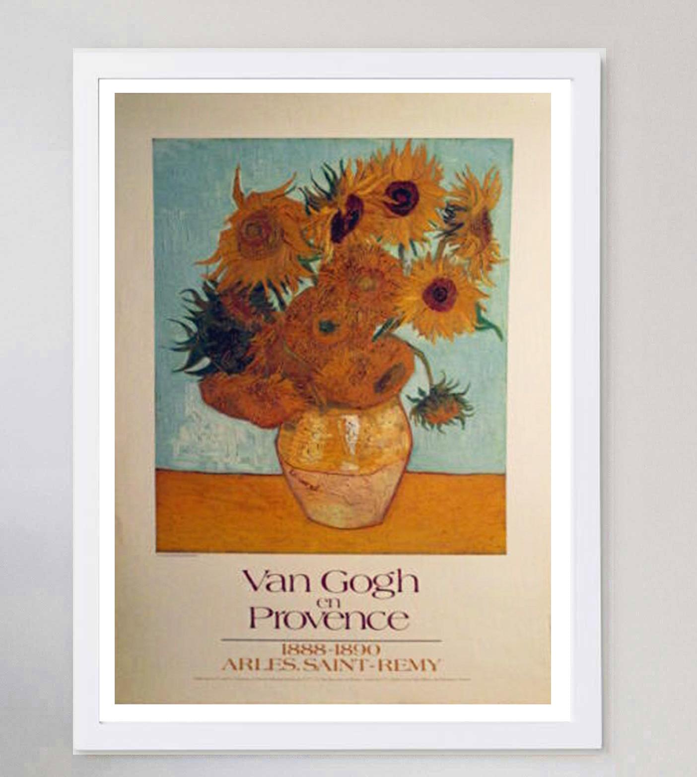 1979 Vincent Van Gogh - En Provence Original Vintage Poster In Good Condition In Winchester, GB