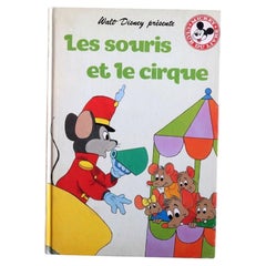 1979 Walt Disney Illustrated Children’s Book Les souris et le cirque, 2C57