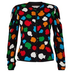 1979 Yves Saint Laurent Documented Silk Seashell Print Jacket