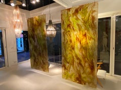 1979s Christian Dior Frosted Lucite Panels