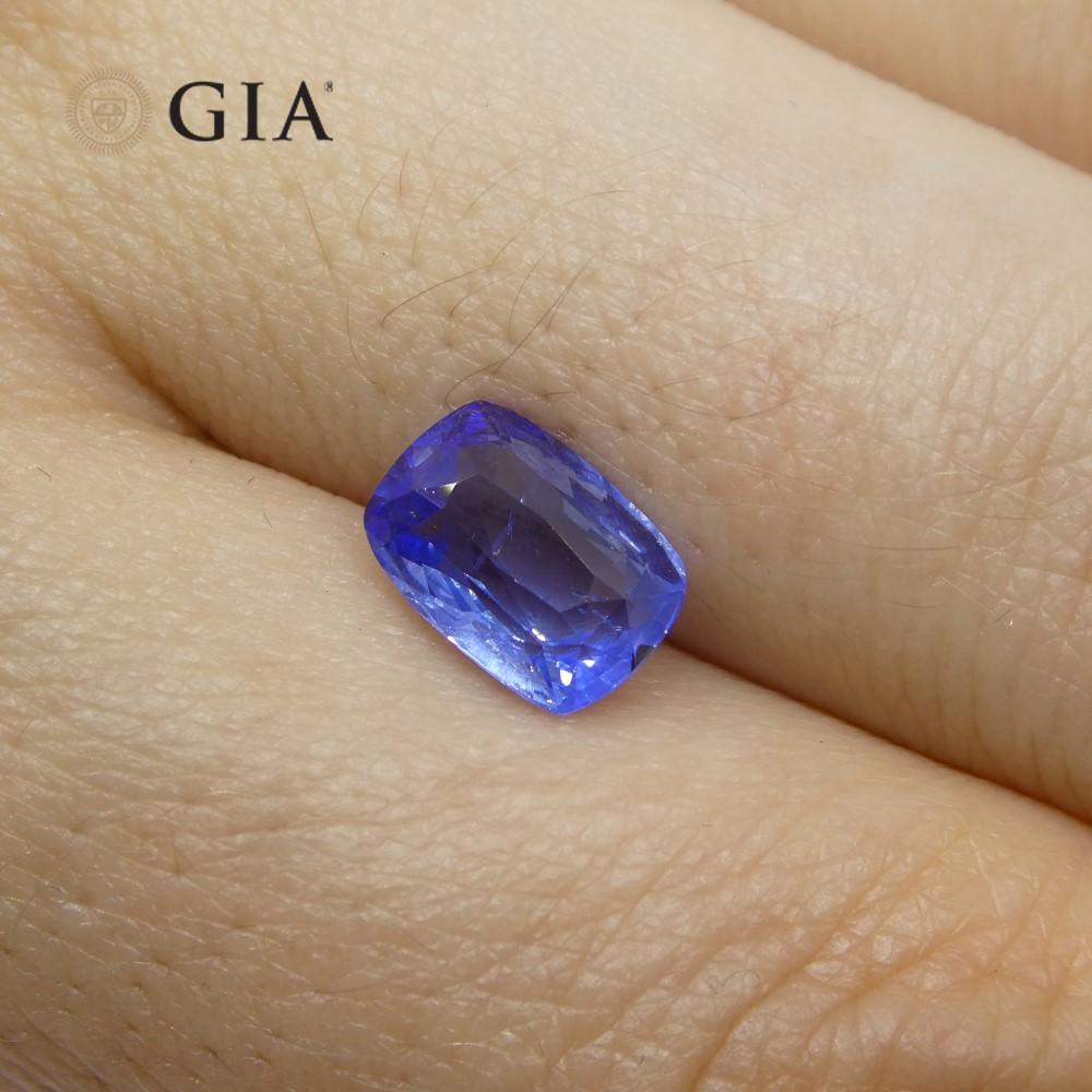 1.97ct Cushion Blue Sapphire GIA Certified Sri Lanka   For Sale 1