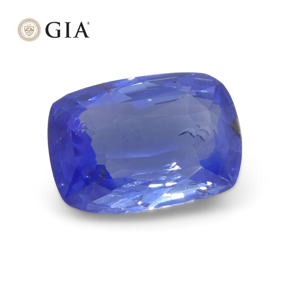 1.97ct Cushion Blue Sapphire GIA Certified Sri Lanka   For Sale 2