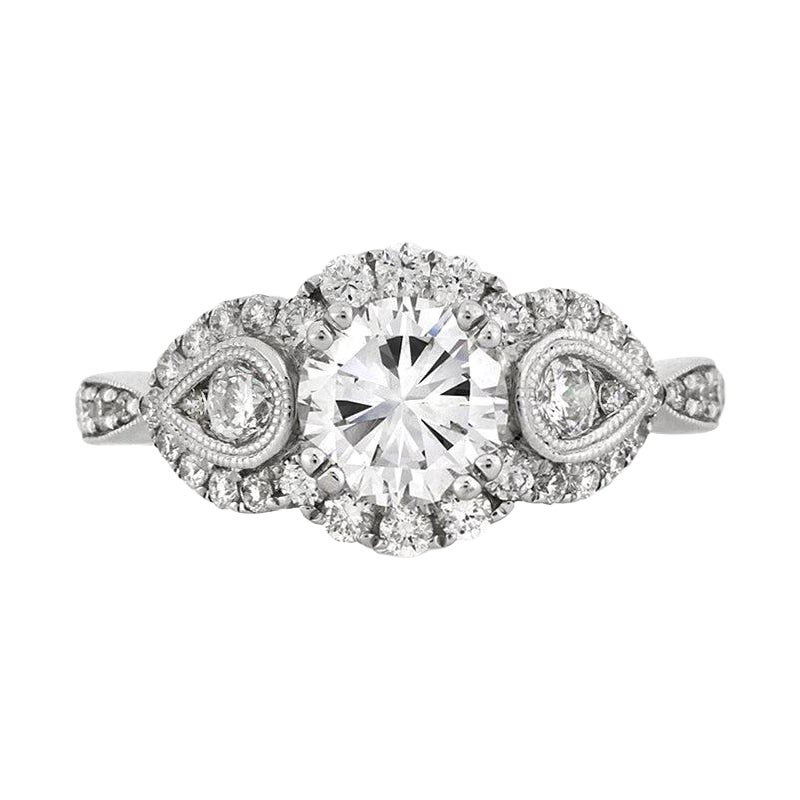 1.97ct Round Brilliant Cut Diamond Engagement Ring