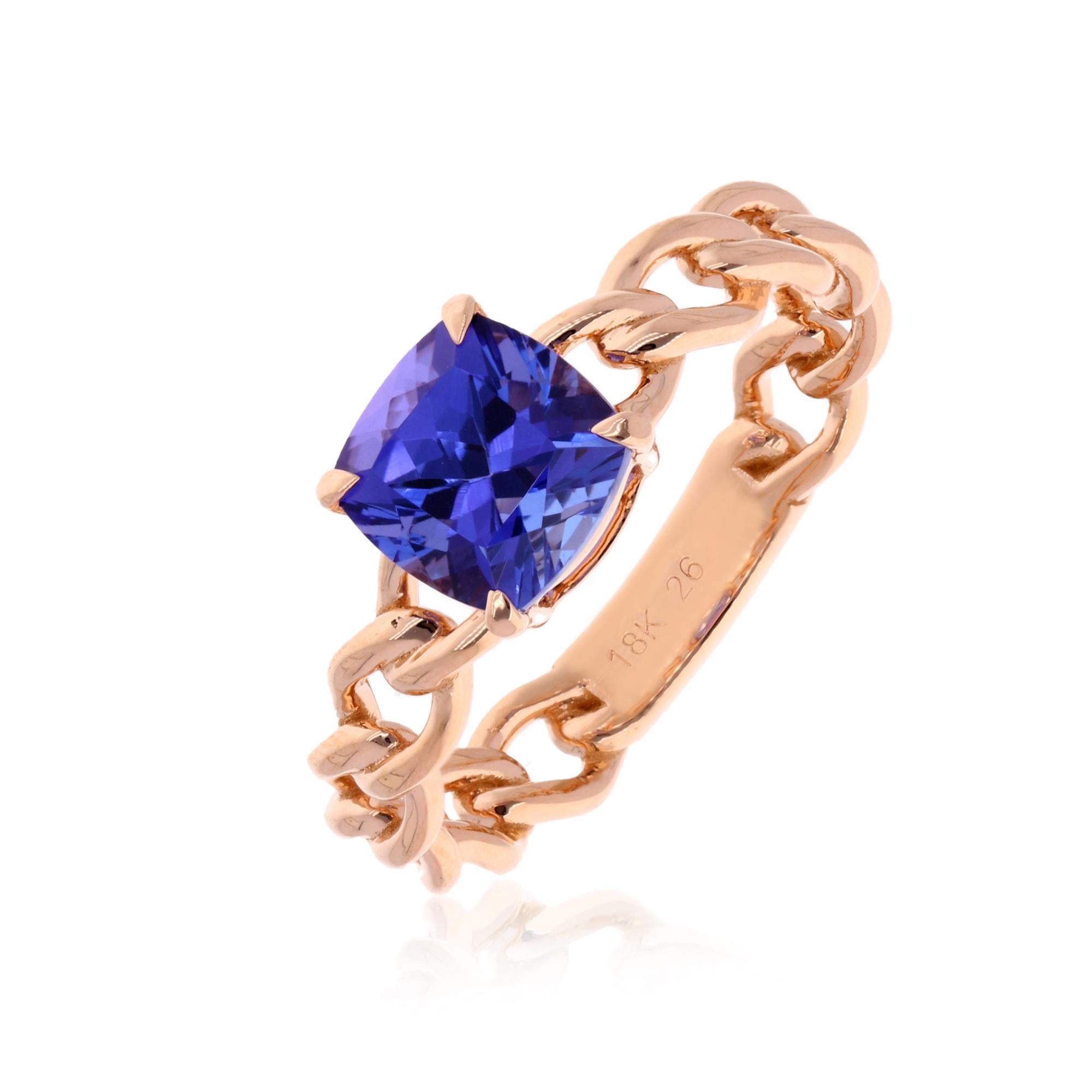 Item Code :- SER-22342
Gross Weight :- 4.14 grams
18k Rose Gold Weight :- 3.74 grams
Tanzanite Weight :- 1.98 Carat
Ring Size :- 7 US & All size available

✦ Sizing
.....................
We can adjust most items to fit your sizing preferences. Most