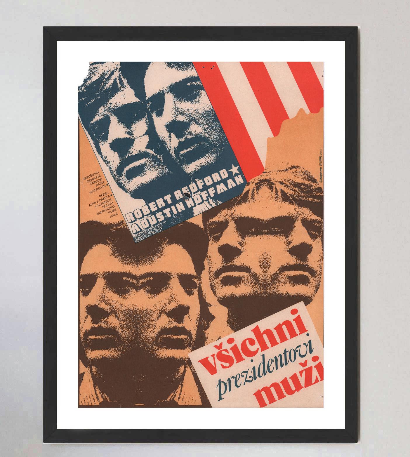 1980 All the President's Men (Tschechisch) Original Vintage Poster (Papier) im Angebot