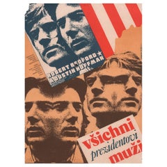 1980 All the President's Men (Czech) Original Vintage Poster