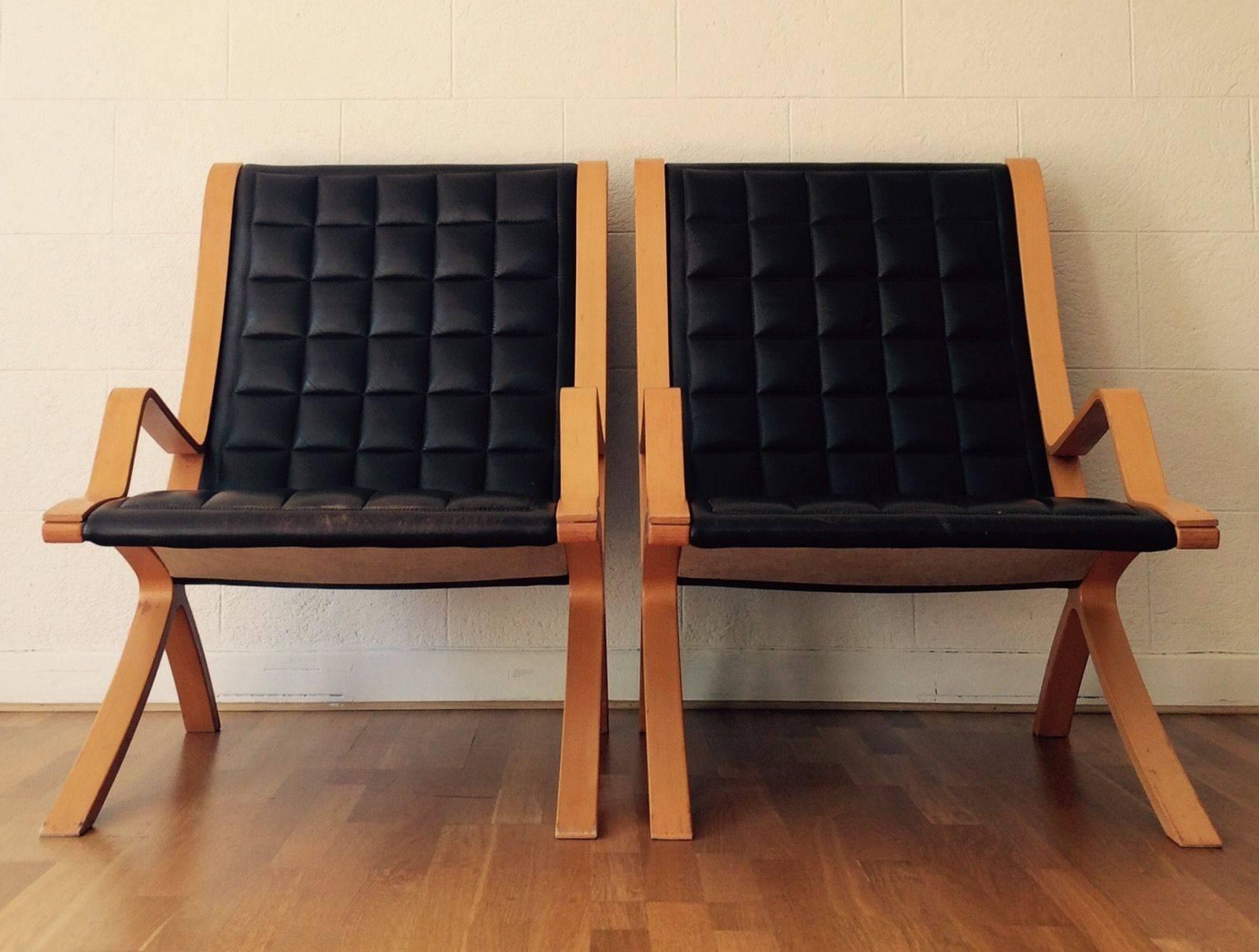 1980 Ax Chair Pair Orla Mølgaard-Nielsen and Peter Hvidt, Fritz Hansen Edition 5