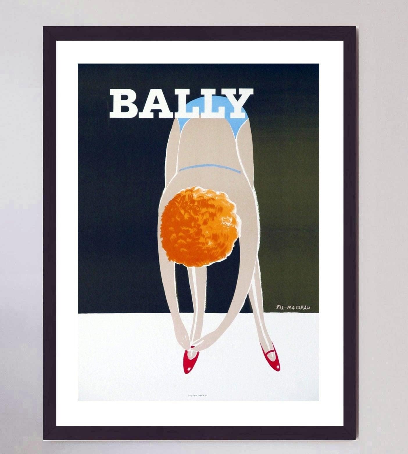 1980 Bally, Ballet Original Vintage Poster Bon état - En vente à Winchester, GB
