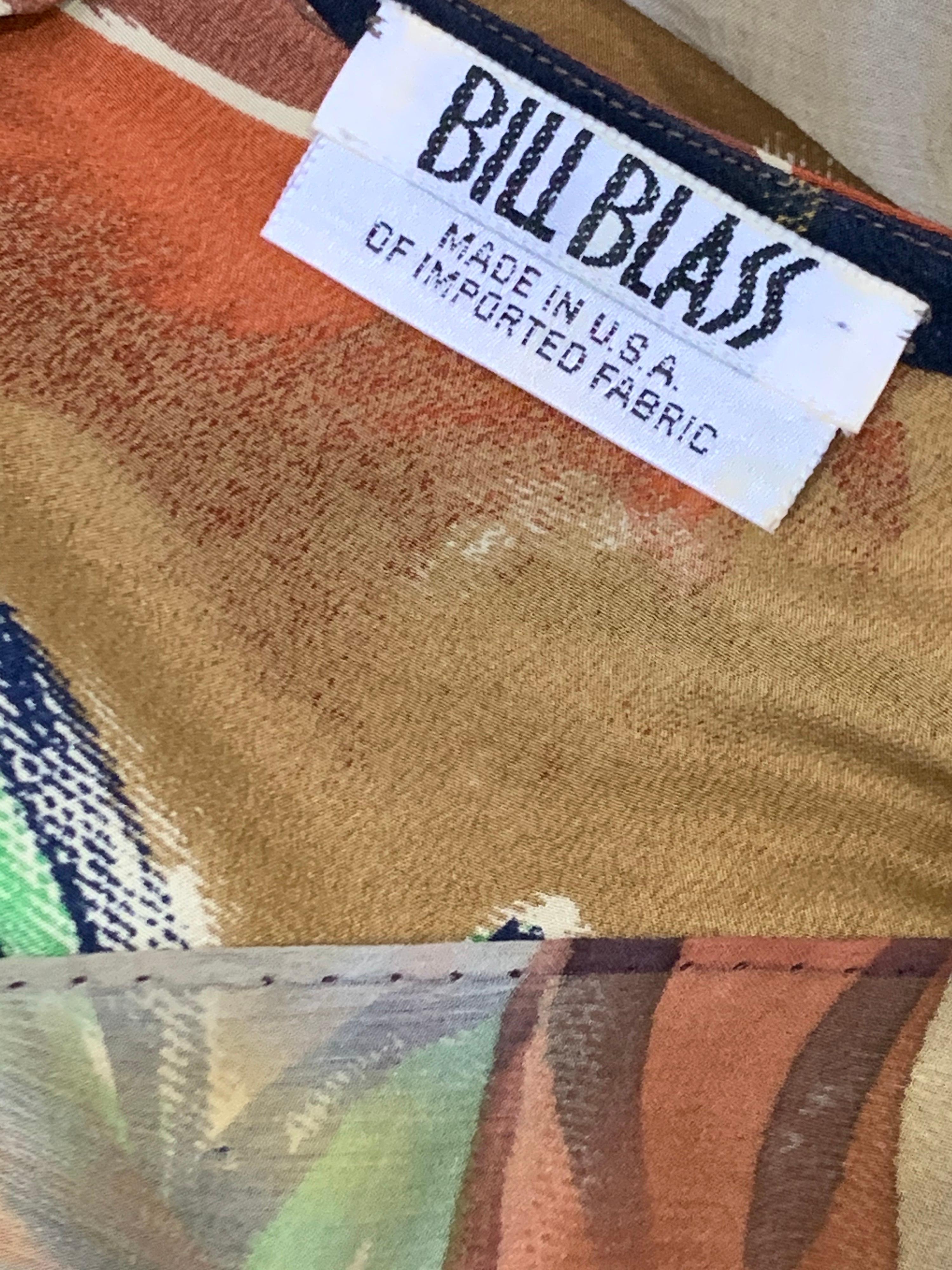 1980 Bill Blass Matisse Print Silk Chiffon Overlay & Matching Shift Dress Set For Sale 15