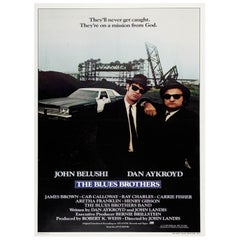 Poster originale d'epoca dei Blues Brothers del 1980