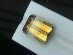 19.80 Carats Natural Loose Yellow Citrine Pixel Cut