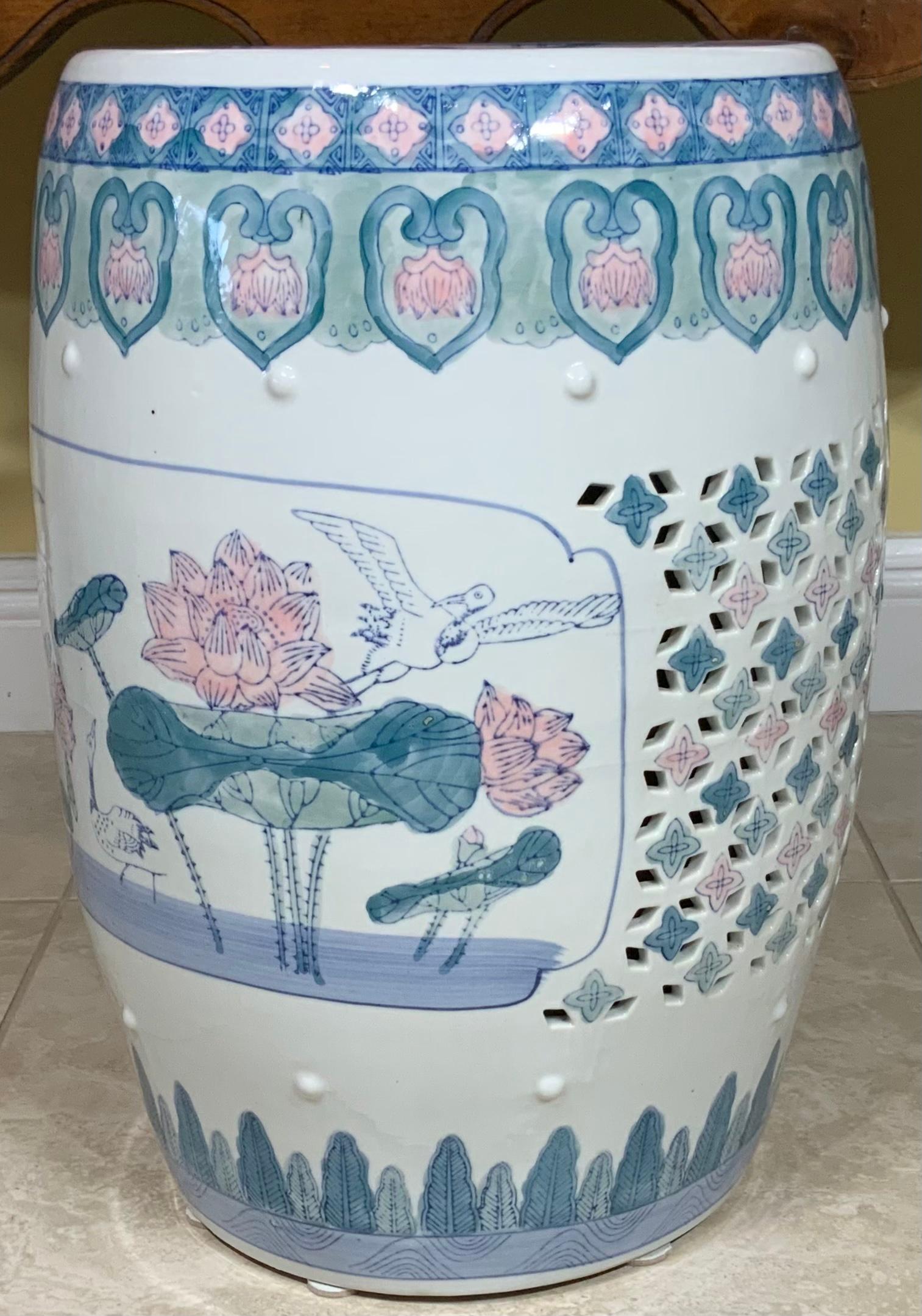 1980 Chinese Ceramic Garden Stool 3