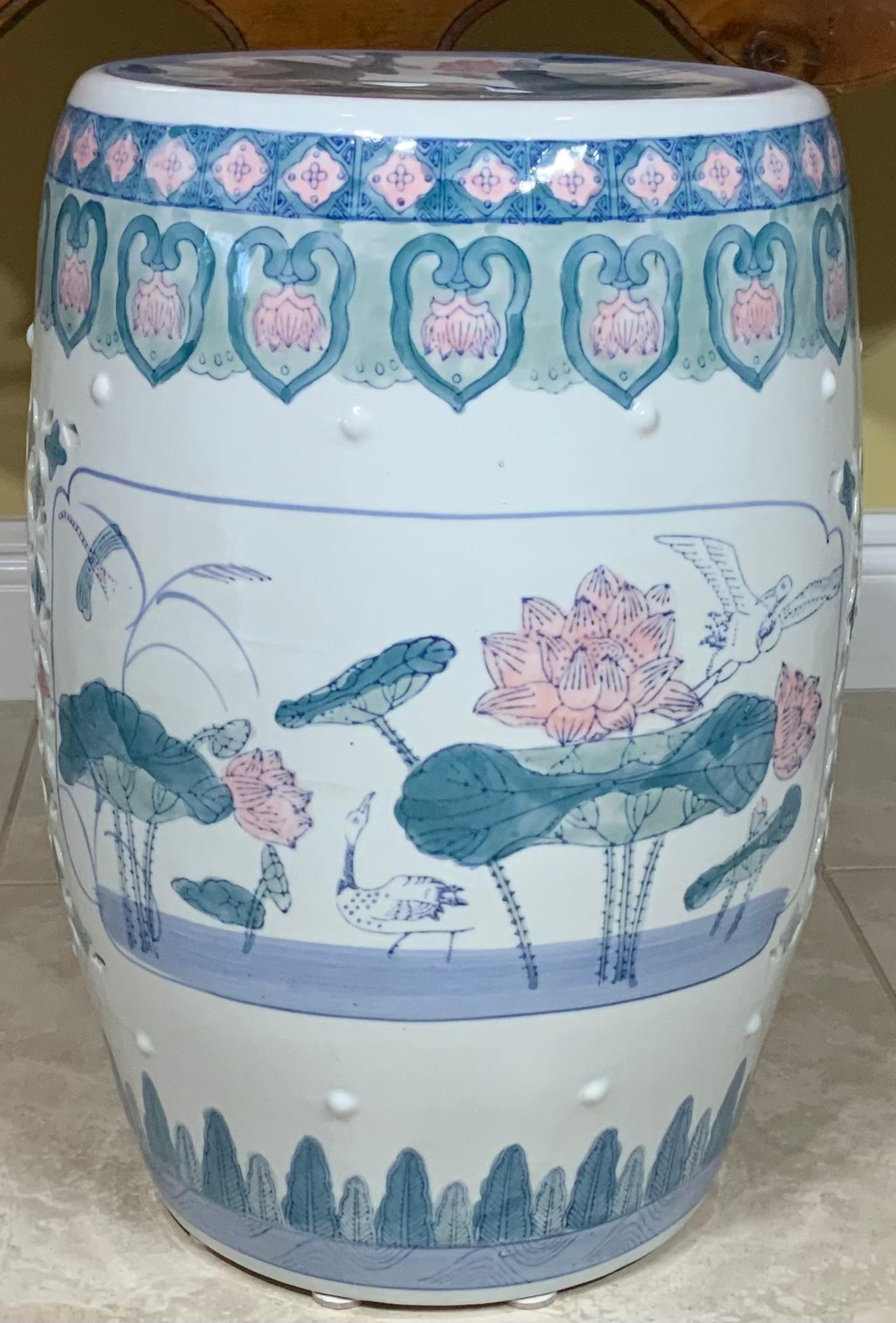 1980 Chinese Ceramic Garden Stool 4