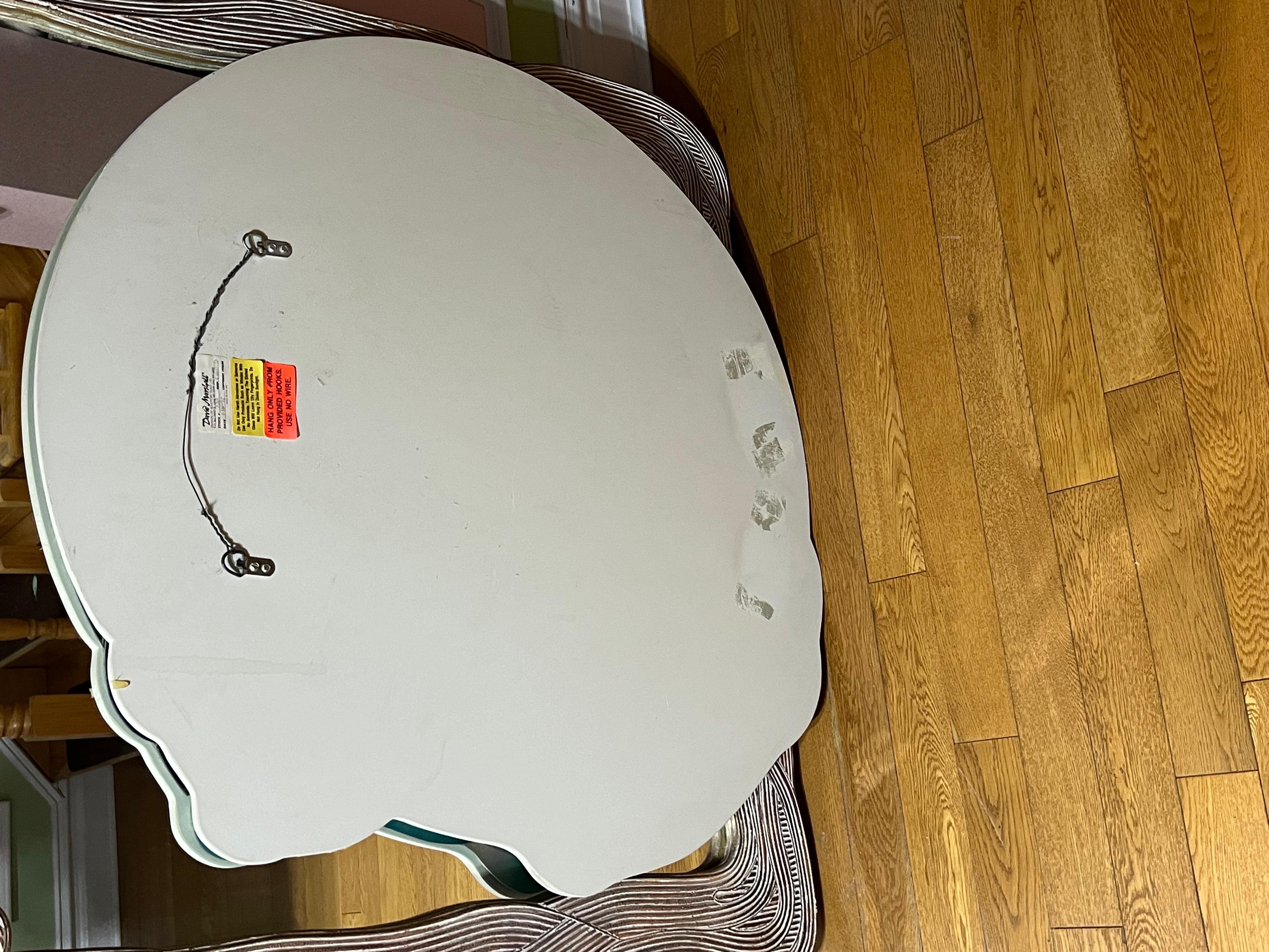 Fine XX secolo 1980 David Marshall Pappagalli Specchio in vendita
