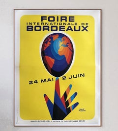 1980 Foire de Bordeaux - Morvan, Original-Vintage-Poster