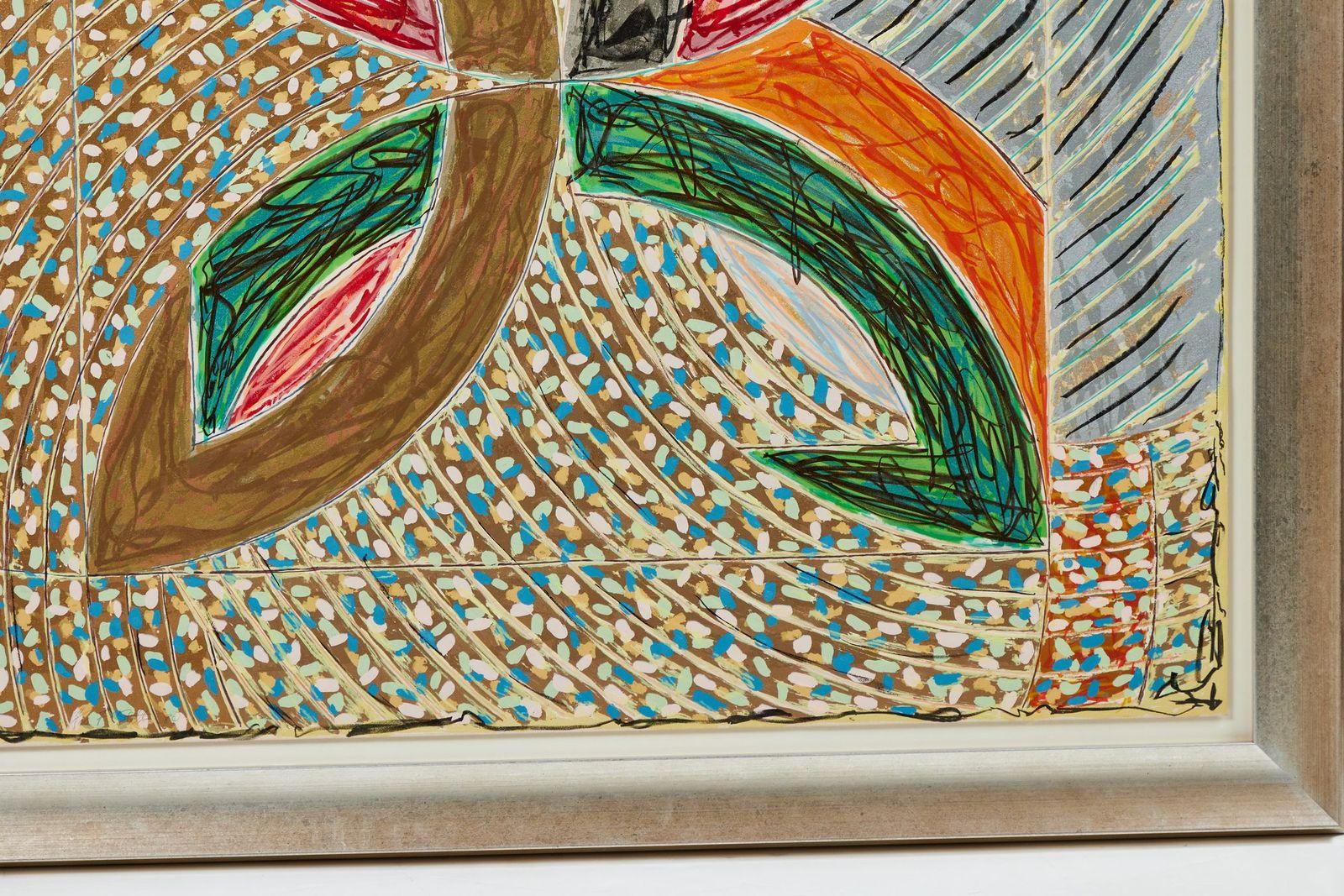 Late 20th Century 1980, Frank Stella, Color Lithograph
