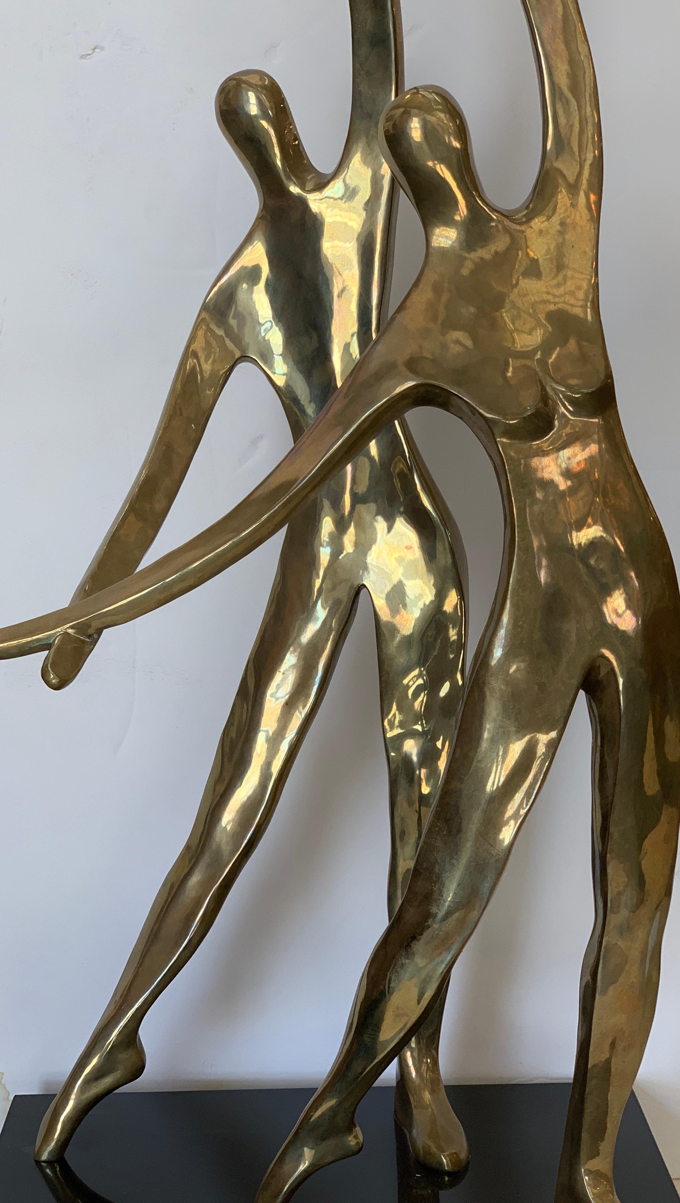 Americano 1980 Gardner Locke Coppia danzante in bronzo in vendita