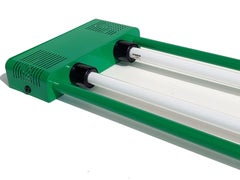 1980 Gigante for Zerbetto Postmodern Design Fluorescent Green Wall Lamp