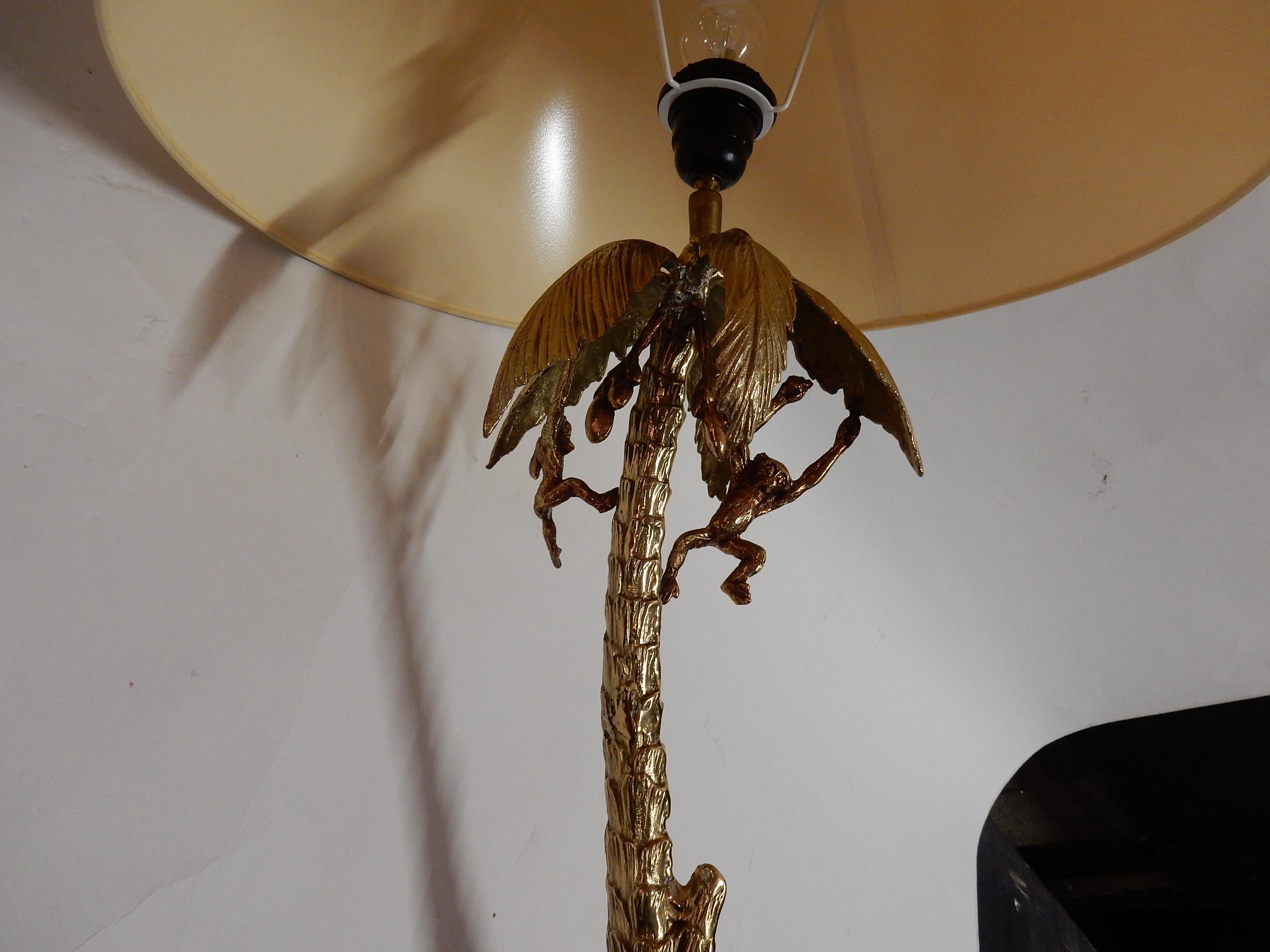 monkey palm tree lamp