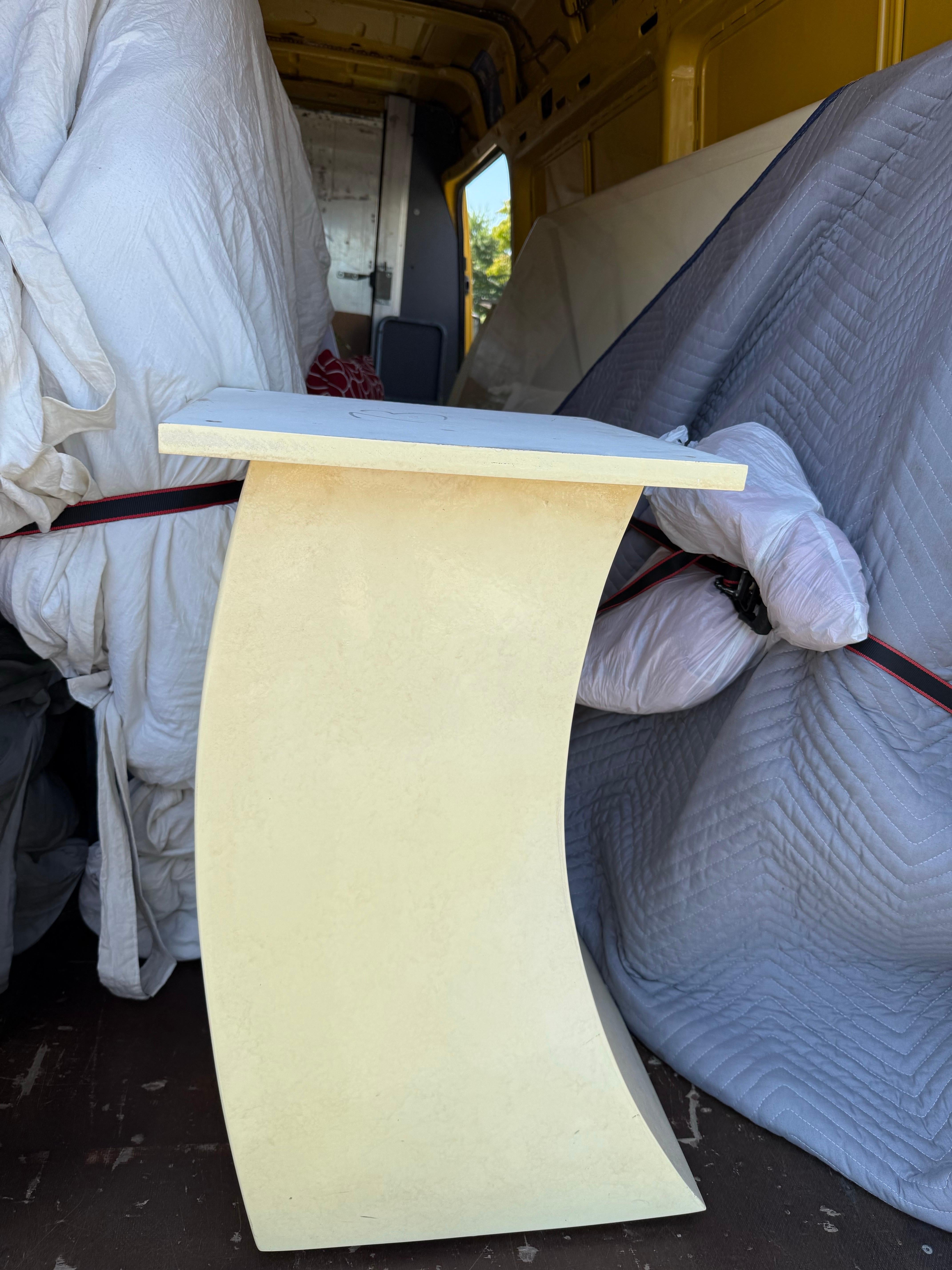 1980 Goat Skins Yellow Dining Table in the Style of Karl Springer For Sale 2