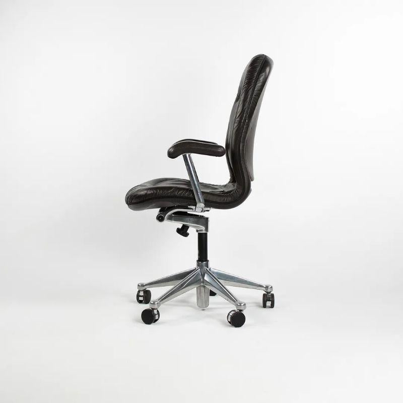 1980 Herman Miller Equa High Back Executive Desk Chair by Bill Stumpf in Leather For Sale 3