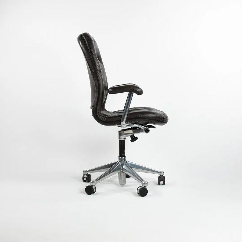 1980 Herman Miller Equa High Back Executive Desk Chair by Bill Stumpf in Leather For Sale 5