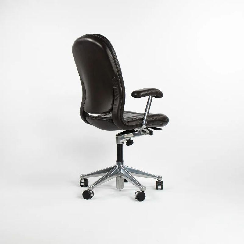 1980 Herman Miller Equa High Back Executive Desk Chair by Bill Stumpf in Leather For Sale 1