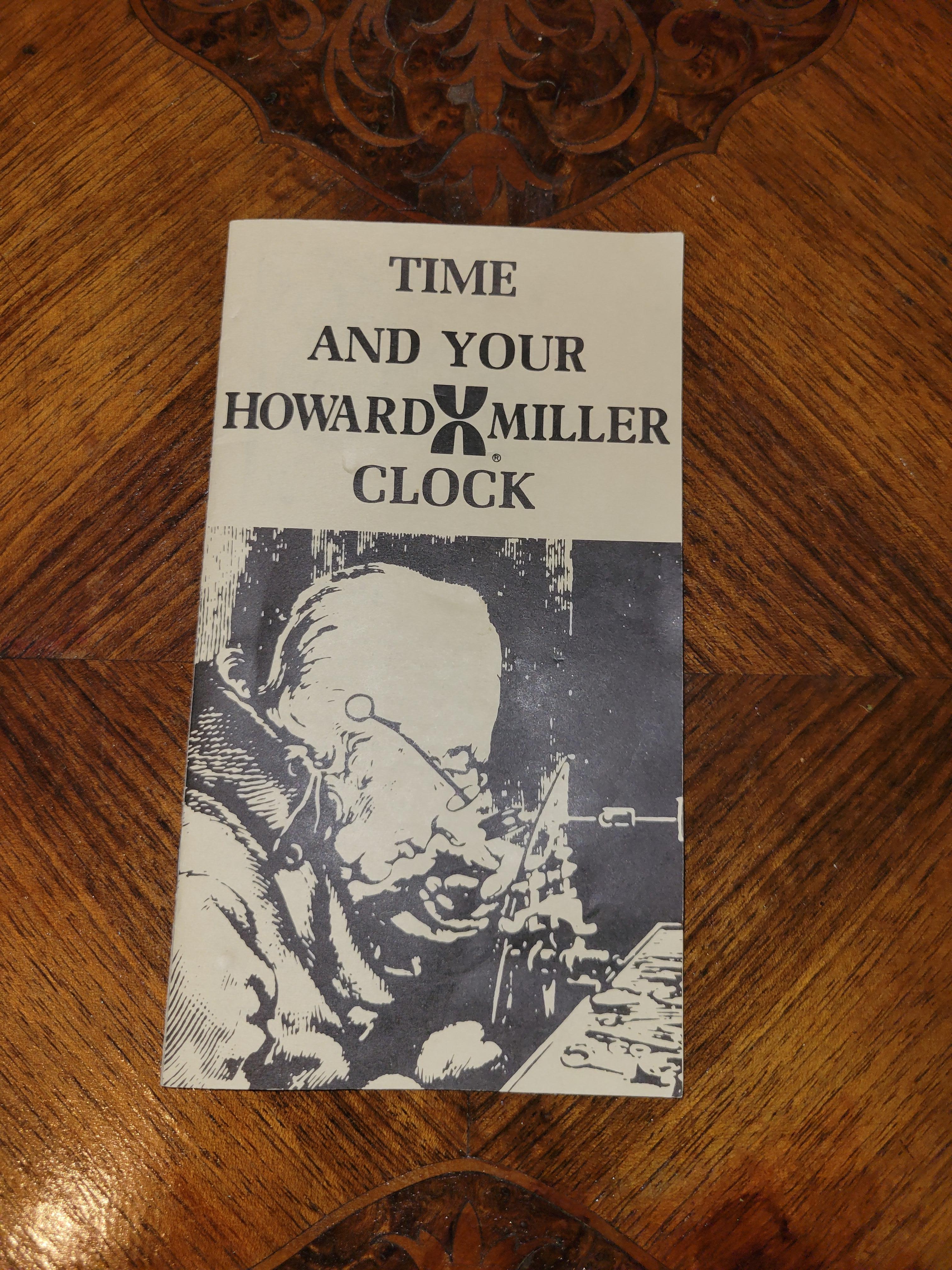 1980, Howard Miller Grandfather Clock, Westminster Chime, Walnut Case 8
