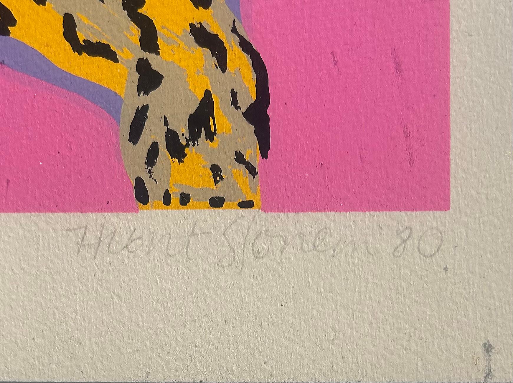 1980 Hunt Slonem Pop Art Screen Print 