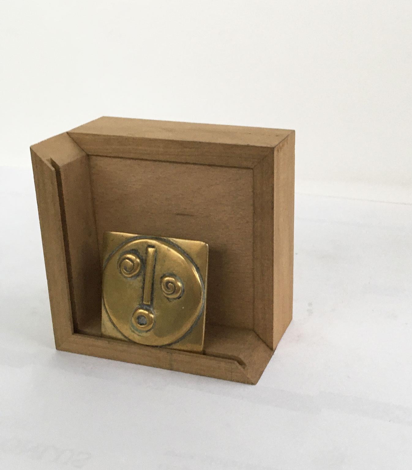1980 Italia Escultura abstracta de bronce de Mirella Forlivesi Stupore en venta 10