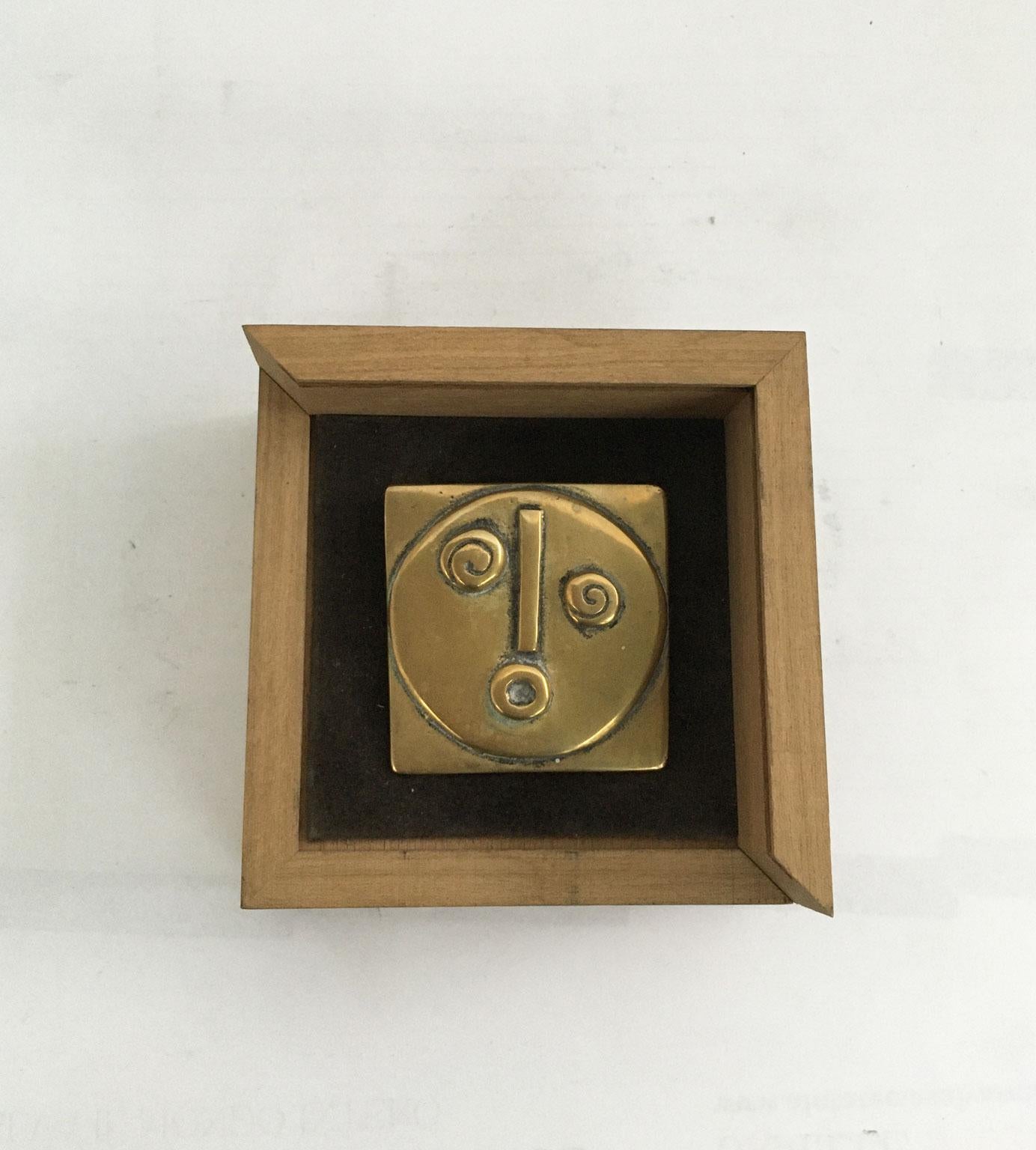 1980 Italia Escultura abstracta de bronce de Mirella Forlivesi Stupore en venta 13
