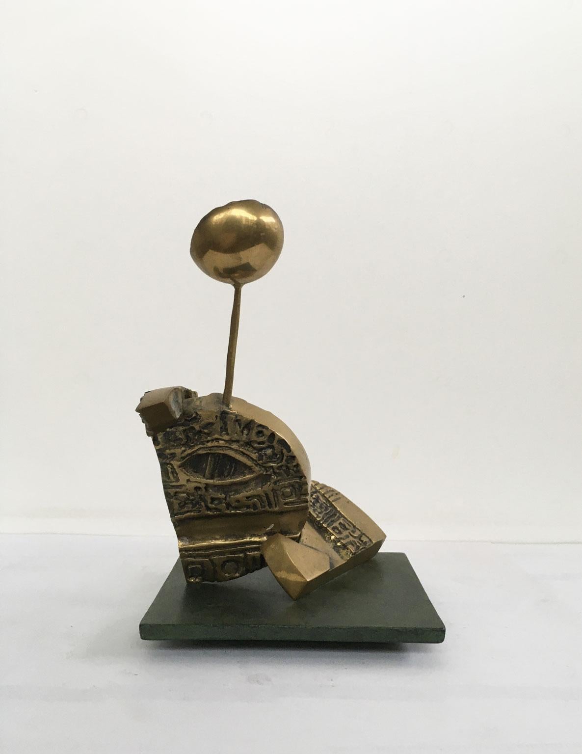 Sculpture abstraite en bronze de Luciana Matalon Archeologie Del Pensiero, Italie, 1980 en vente 3