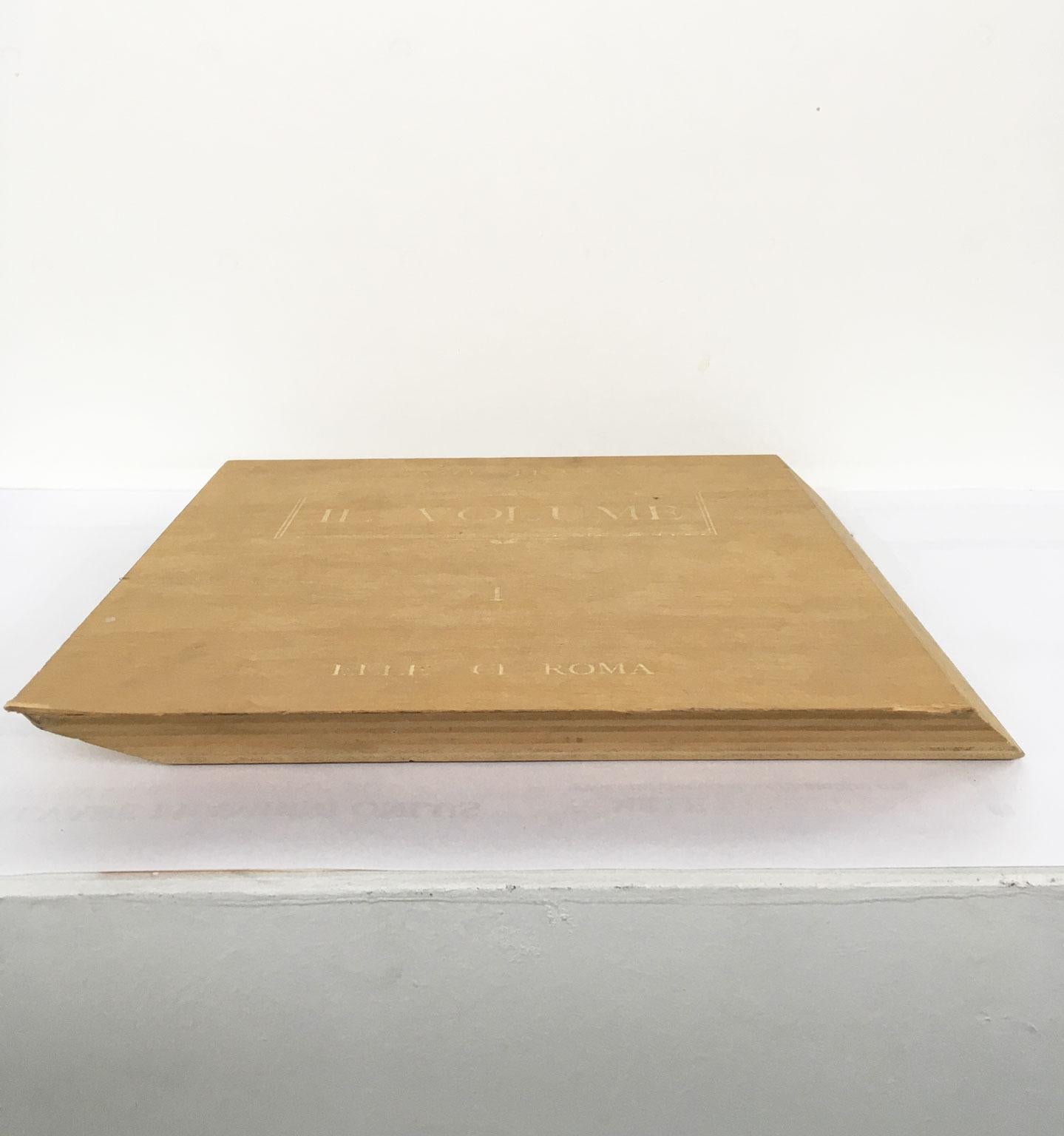 1975 Italie Sculpture abstraite en bois de Nato Frascà Il Volume Le Livre en vente 11