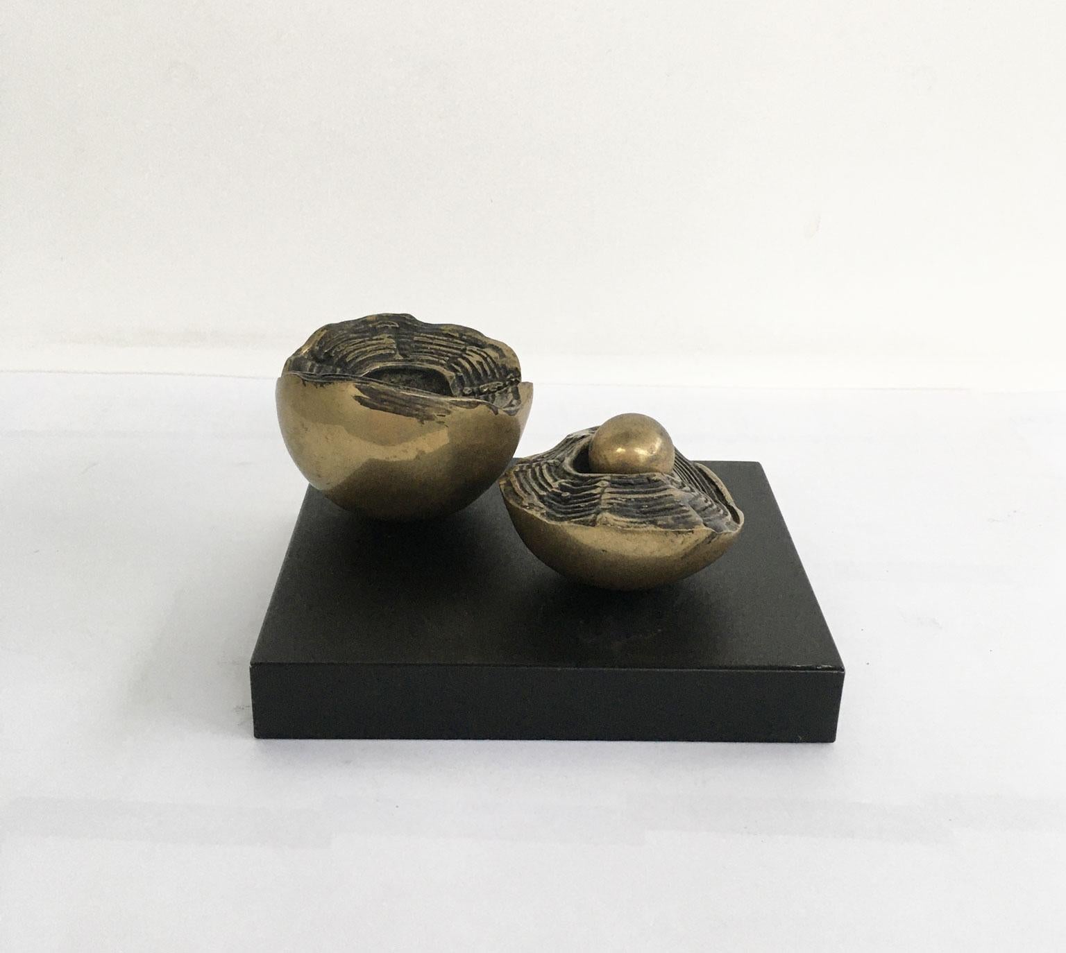 Sculpture cinétique abstraite en bronze de Franco Zazzeri Sfera Stratificata, Italie, 1980 en vente 7