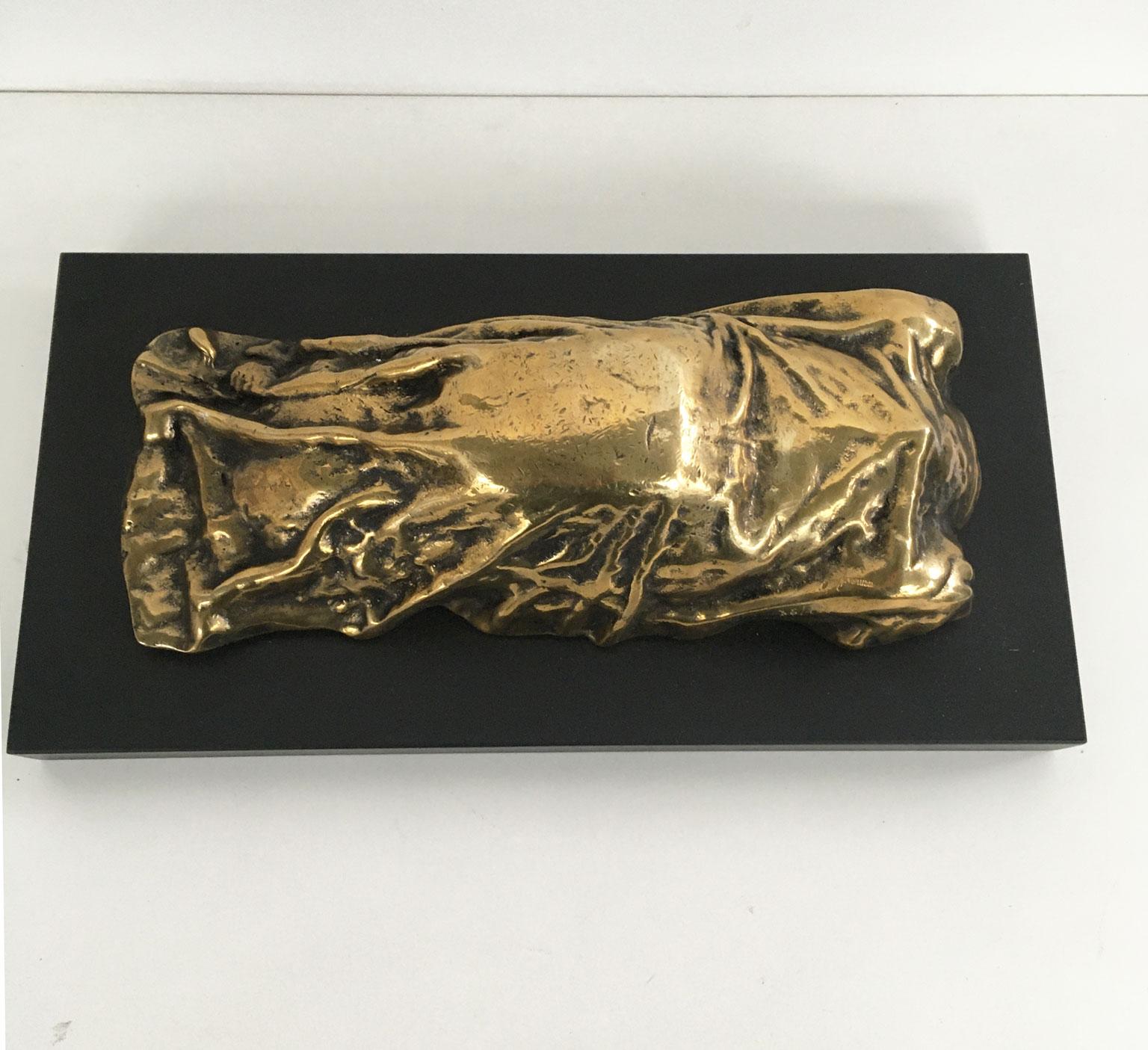 1980 Italy Bronze Abstract Sculpture by Furio Giovannacci Indianapolis For Sale 2
