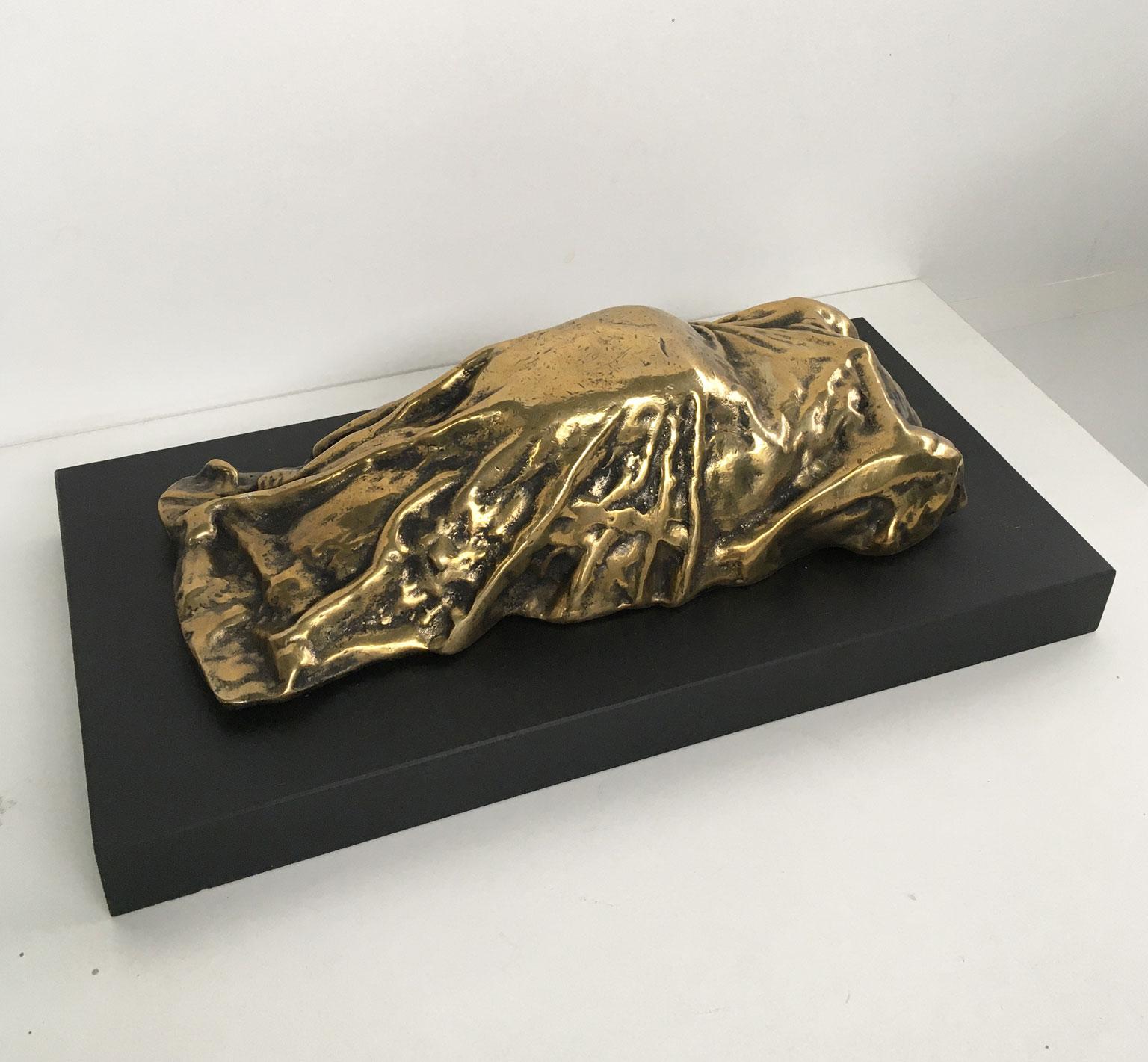 Post-Modern 1980 Italy Bronze Abstract Sculpture by Furio Giovannacci Indianapolis For Sale
