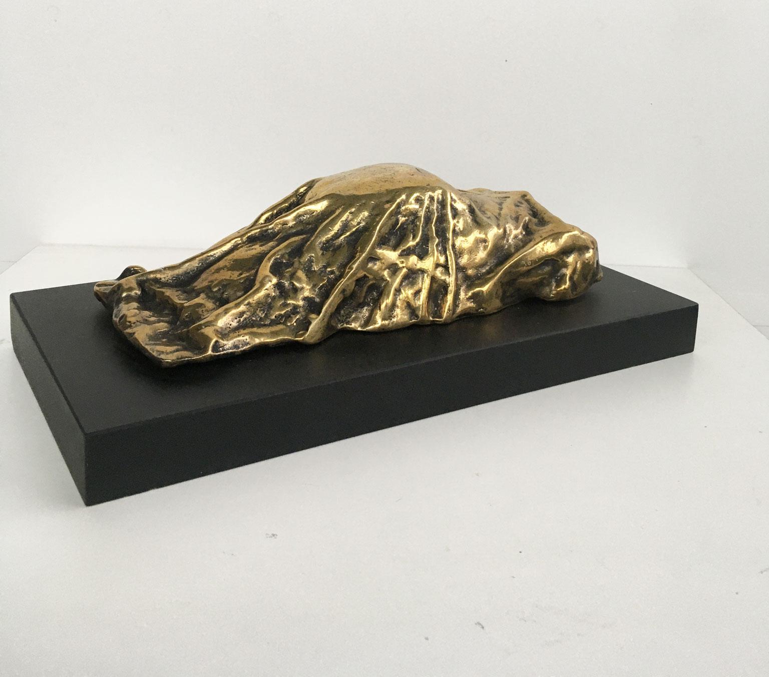 1980 Italy Bronze Abstract Sculpture by Furio Giovannacci Indianapolis In Good Condition For Sale In Brescia, IT