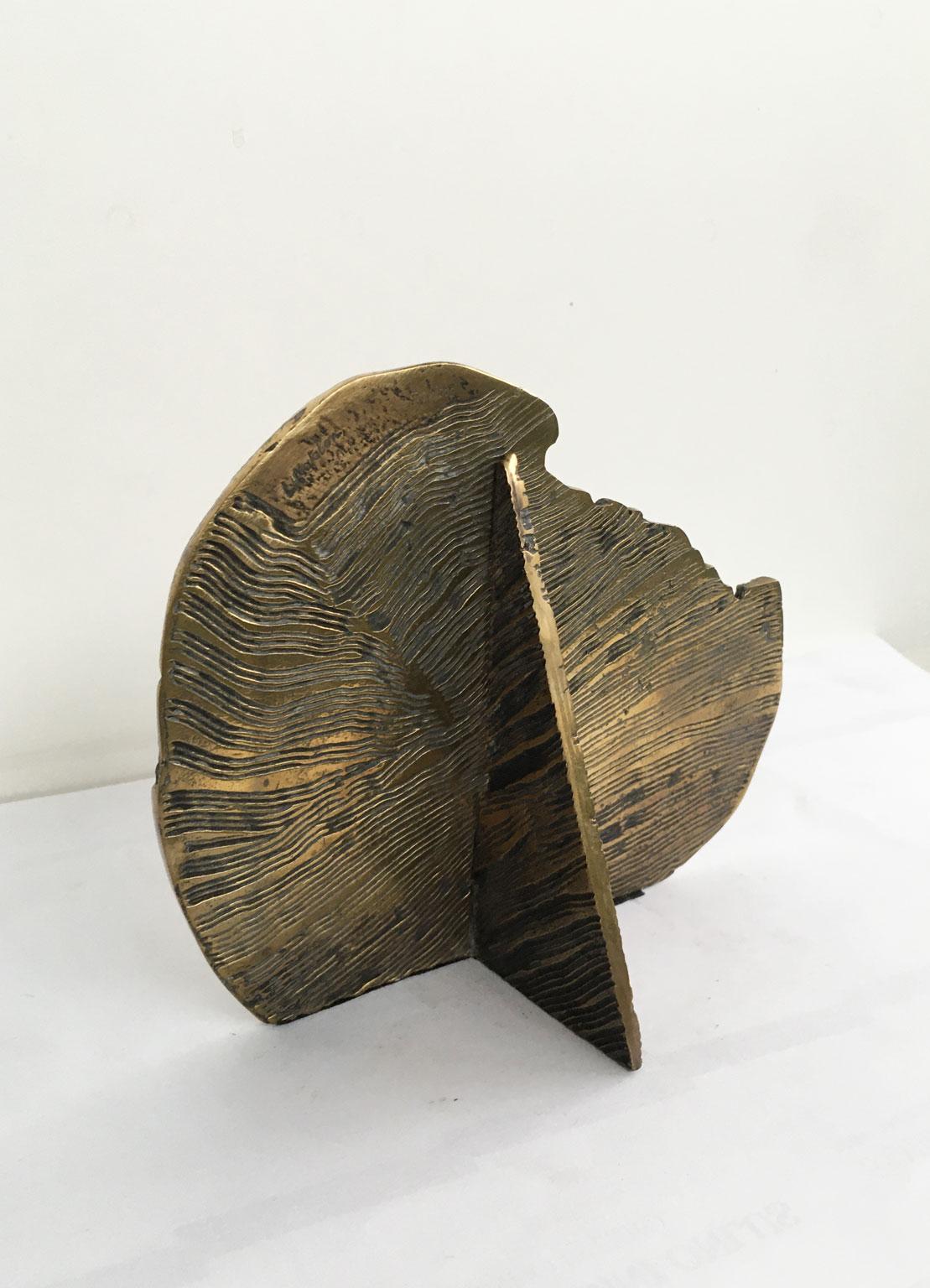 1980 Italy Bronze Abstract Sculpture by Luciana Matalon Gente E Dune For Sale 10
