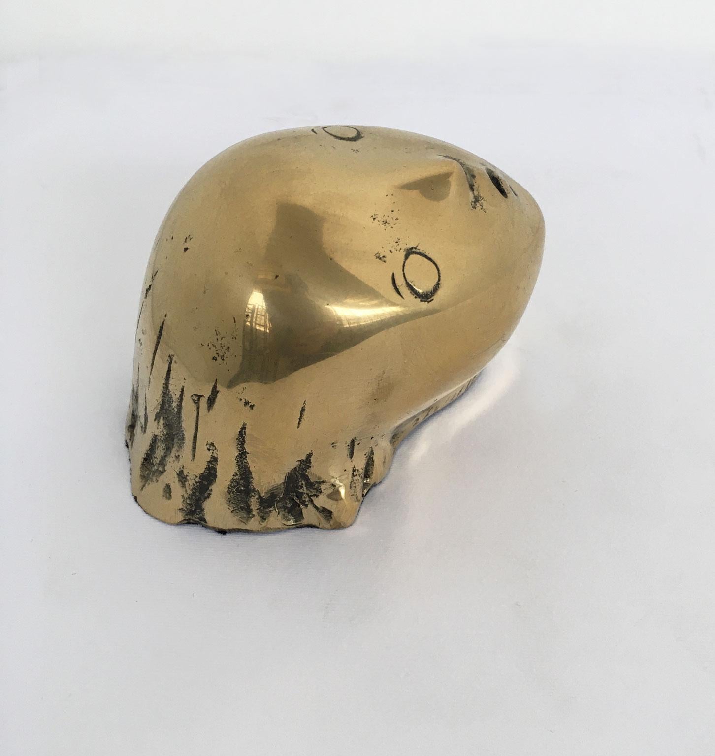 Bronze Sculpture abstraite en bronze de tête de testa Piero Perin, Italie, 1980 en vente