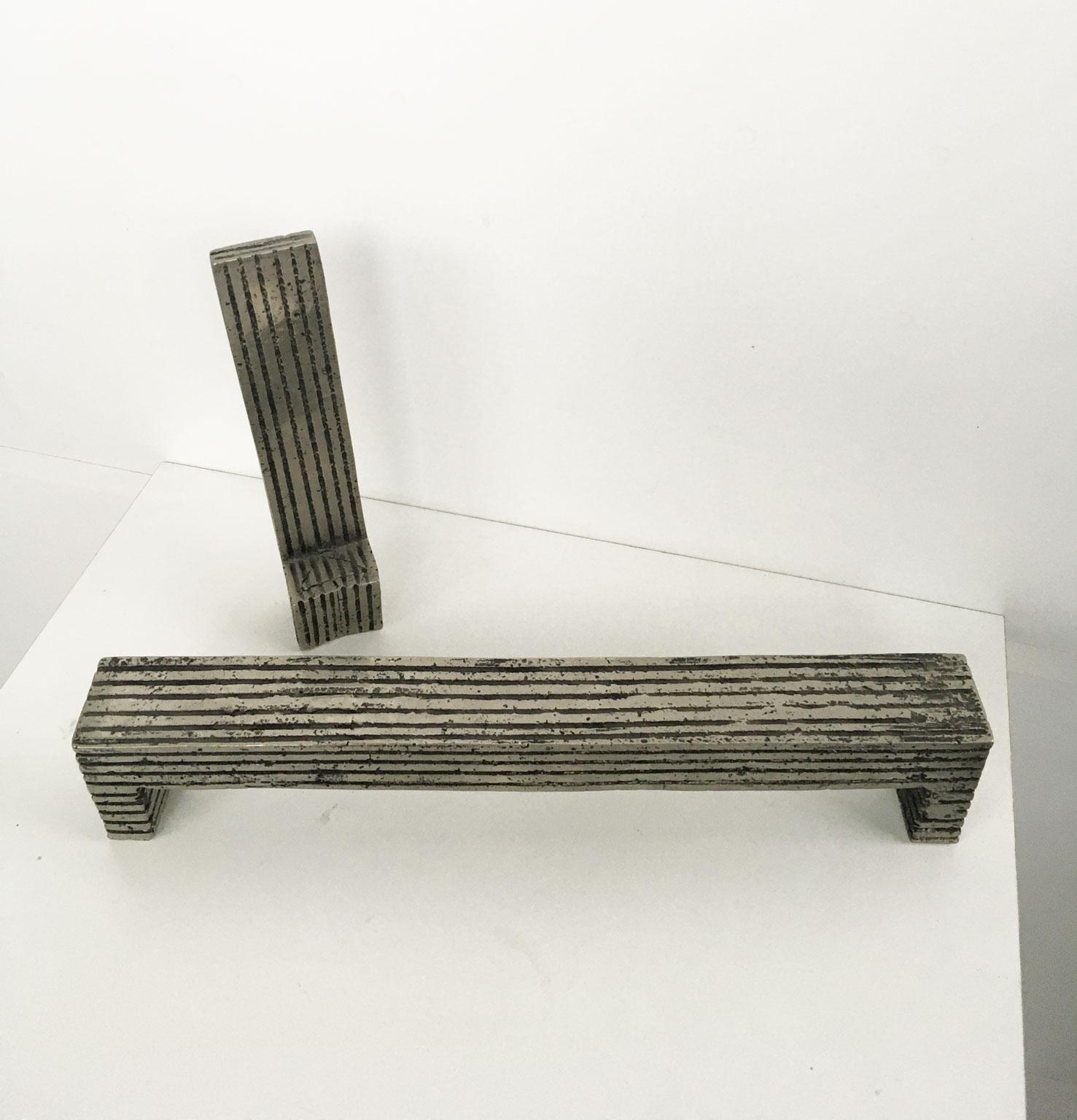 Urano Palma is an Italian artist who starts to create his artworks following the philosophy of Lucio Fontana.
He specially worked to the sculptured furniture, inventing a casting technique to obtain the perforated solid metal.
The chair is