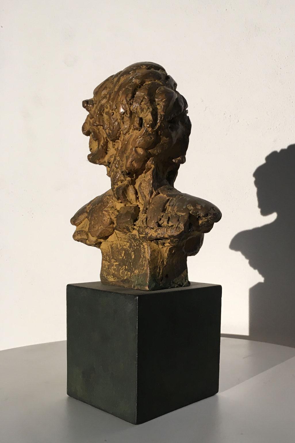 1980 Italien Bronzeskulptur von Edmondo Cirillo mit dem Titel Ulisse, Italien im Angebot 3