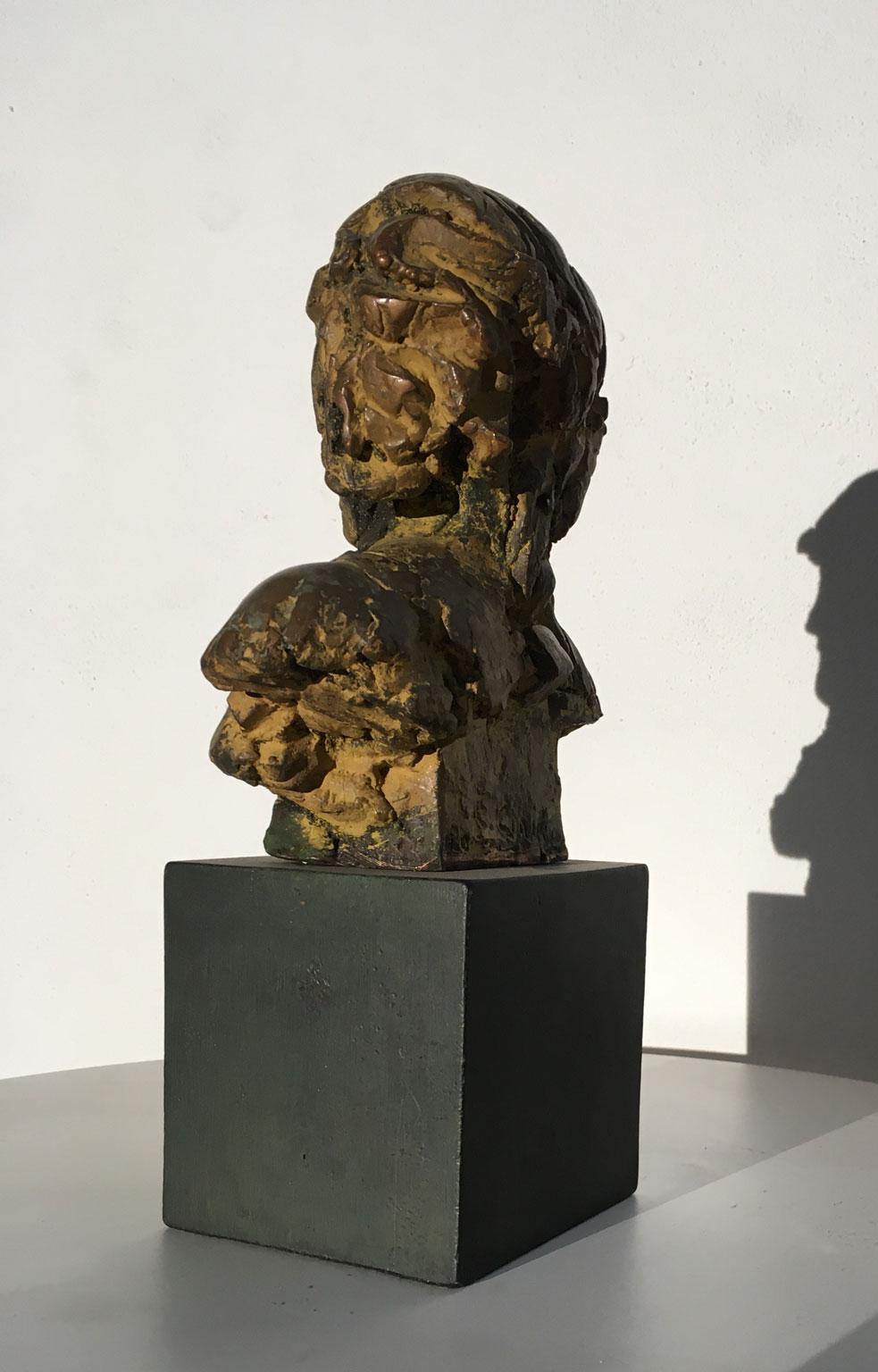 1980 Italien Bronzeskulptur von Edmondo Cirillo mit dem Titel Ulisse, Italien im Angebot 7