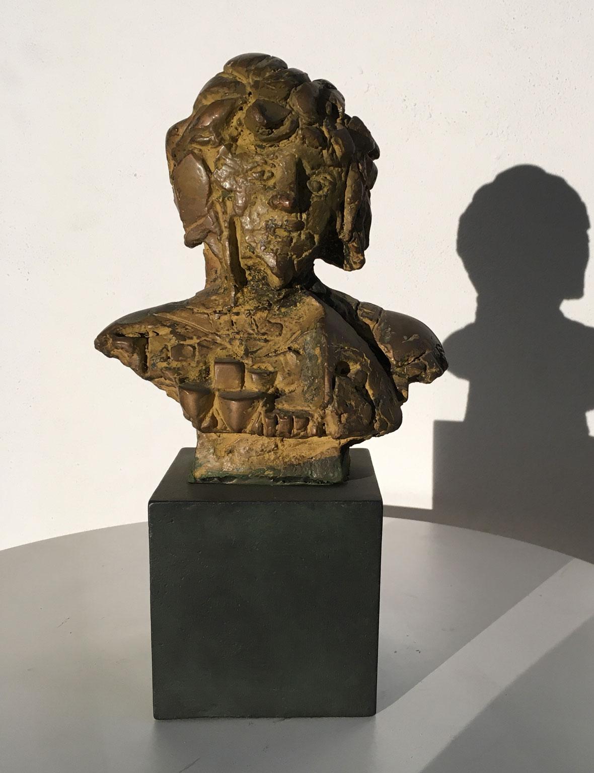 1980 Italien Bronzeskulptur von Edmondo Cirillo mit dem Titel Ulisse, Italien im Angebot 10