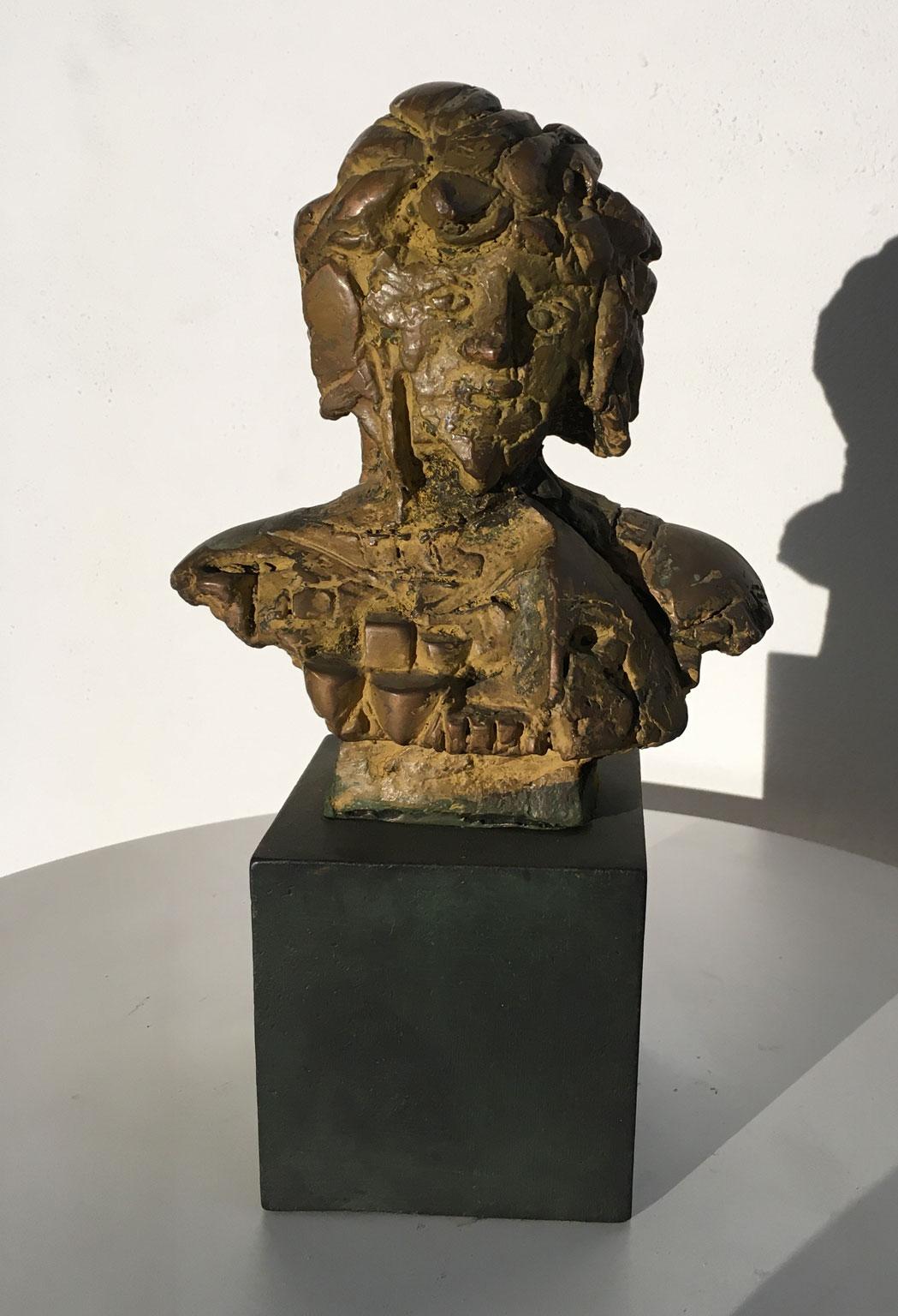 1980 Italien Bronzeskulptur von Edmondo Cirillo mit dem Titel Ulisse, Italien im Angebot 11