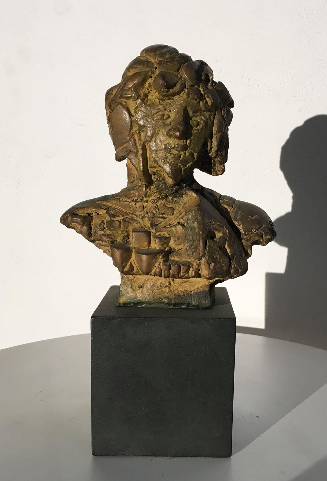 1980 Italien Bronzeskulptur von Edmondo Cirillo mit dem Titel Ulisse, Italien im Angebot 12