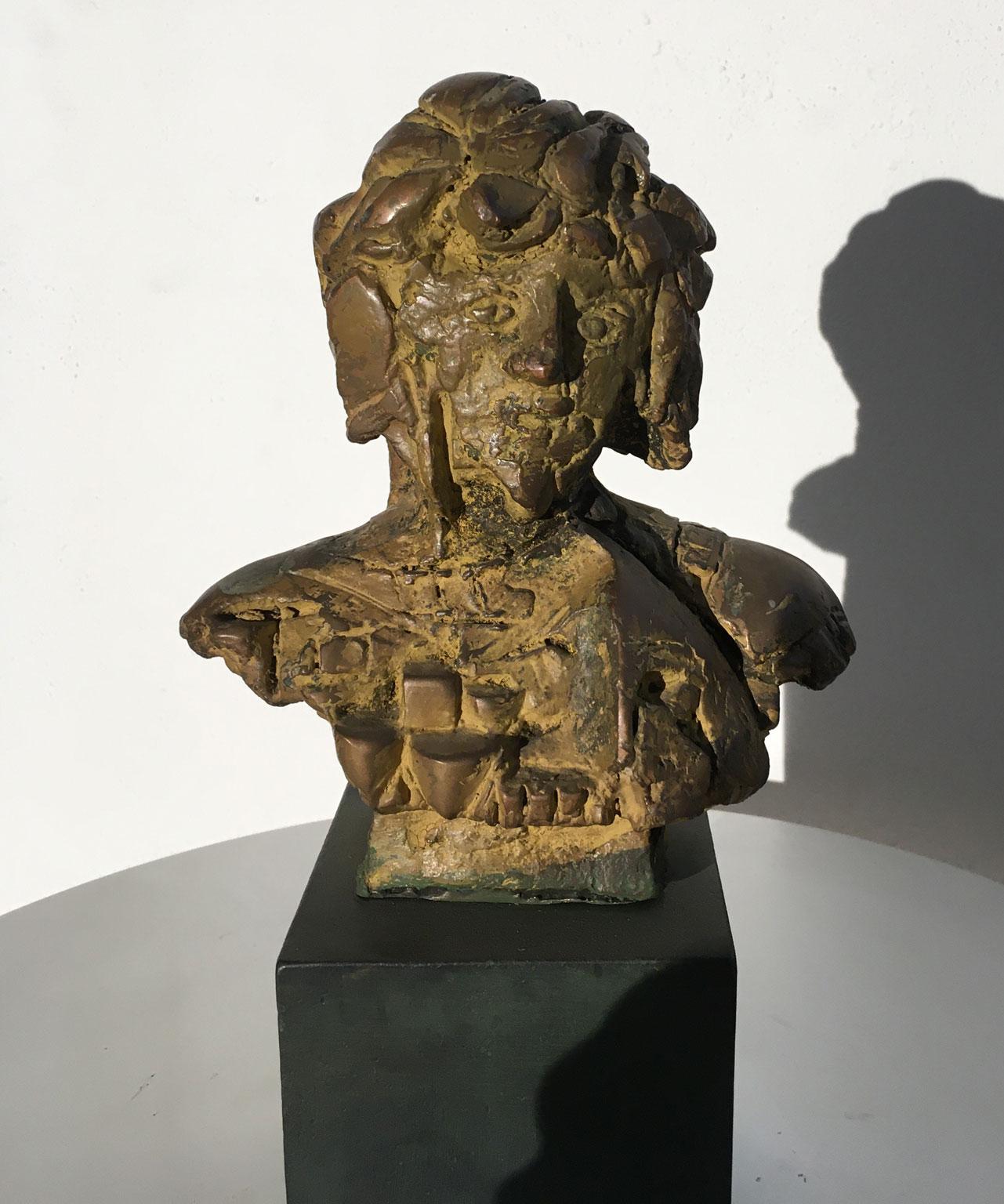 1980 Italien Bronzeskulptur von Edmondo Cirillo mit dem Titel Ulisse, Italien (Italienisch) im Angebot