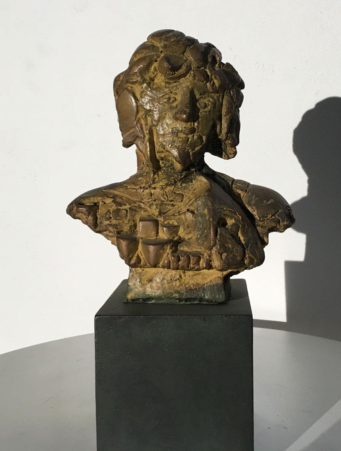 1980 Italien Bronzeskulptur von Edmondo Cirillo mit dem Titel Ulisse, Italien (Gegossen) im Angebot